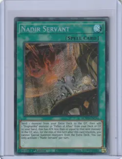 Yugioh ROTD-EN052 Nadir Servant – Secret Rare 1st Edition - Image 1