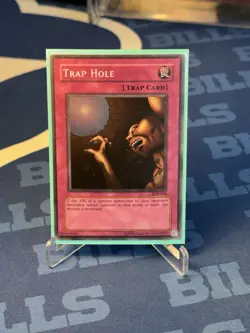 Yugioh! Trap Hole LOB-058 Super Rare, Unlimited LP - Image 1