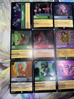 LOT X12 Mixed Foil Lot -Disney Lorcana Shimmering Rare/Super Rare/ Other TCG X12 - Image 2