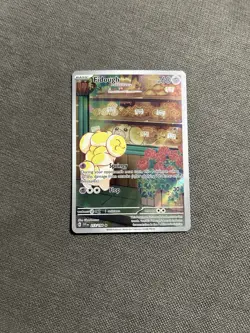 Pokemon TCG Fidough Scarlet & Violet Base Set Holo Illustration Card 213/198 - Image 1
