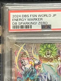 DB SPARKING ZERO Energy Marker Trading Card PSA10 Authentic Rare Collectible - Image 2