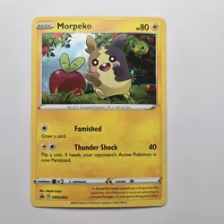 Morpeko SWSH031 Pokemon Card Black Star Promo Cosmos Holo 2020 - Image 1