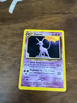 Espeon - 20/75 - Pokemon Neo Discovery Unlimited Rare Card WOTC LP - Image 1