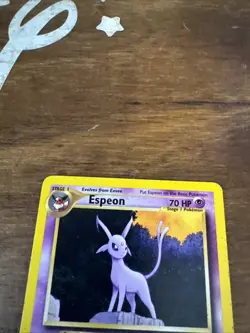 Espeon - 20/75 - Pokemon Neo Discovery Unlimited Rare Card WOTC LP - Image 2