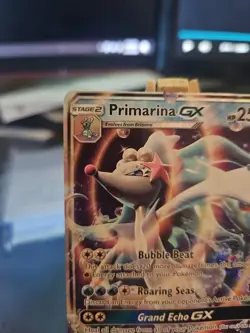 Pokemon TCG Primarina GX Holo Ultra Rare Card Sun & Moon Base Set 42/149 MP - Image 2