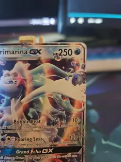 Pokemon TCG Primarina GX Holo Ultra Rare Card Sun & Moon Base Set 42/149 MP - Image 3