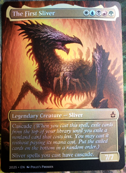 The First Sliver FOIL Proxy Playtest Card with Custom Art Design - Image 1