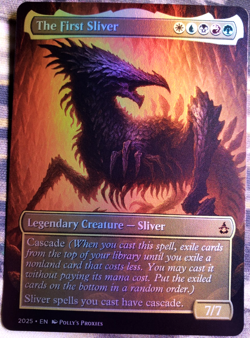The First Sliver FOIL Proxy Playtest Card with Custom Art Design - Image 3