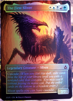 The First Sliver FOIL Proxy Playtest Card with Custom Art Design - Image 4