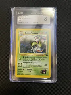 Pokemon TCG Erika's Venusaur Gym Challenge Holo Card 4/132 2000 - Image 1