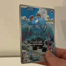 Pokemon Marill 204/193 Sv02: Paldea Evolved Illustration Rare Holo Card - Image 4