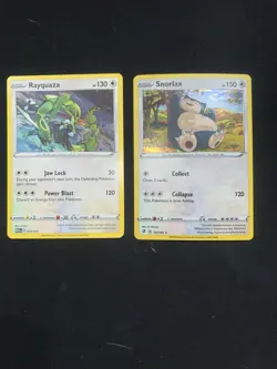 Pokemon Card Collection Lot Full Arts LOT GX Rayquaza Snorlax - Image 2