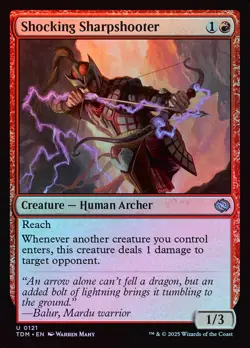 Shocking Sharpshooter - Foil - MTG Cards Shop - Image 1