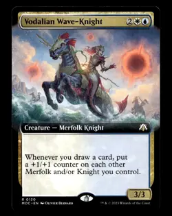 Vodalian Wave-Knight (Extended Art) 130 R Commander: March of the Machine - Image 1