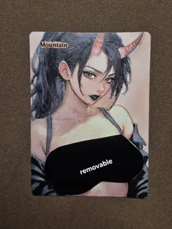 Mtg Altered Art Hand Painted Anime - Image 1