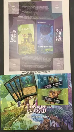 MTG Lorwyn Eclipsed COMMANDER PARTY EVENT + BONUS Prizes Promo Packs Magic Cards - Image 2