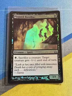 Magic the Gathering MTG Guildpact PLAGUED RUSALKA Foil - Image 1