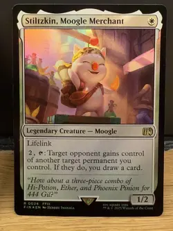 Mtg FIN Final Fantasy — Stiltzkin, Moogle Merchant — FOIL NM - Image 1