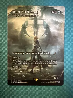 Mtg FCA Final Fantasy Benedikta Harman — Ishai, Ojitai Dragonspeaker —NM - Image 1