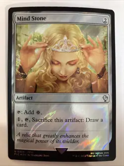 MTG: Mind Stone (Surge Foil) Commander: Final Fantasy Surge Foil NM 0353 - Image 1