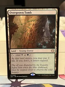 Overgrown Tomb Lorwyn Eclipsed NM Mtg Shock Land Non Foil - Image 1