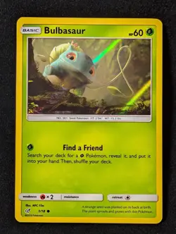 Bulbasaur 1/18 - Detective Pikachu Holo LP Pokemon TCG - Image 1