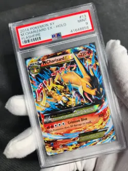 2014 Pokemon XY Flashfire M Charizard EX Holo #13 PSA 9 Graded Pokemon Card - Image 5