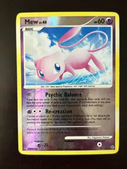 Mew Secret Wonders 15/132 Reverse Holo Basic Holo Rare 2007 Pokemon TCG MP - Image 1