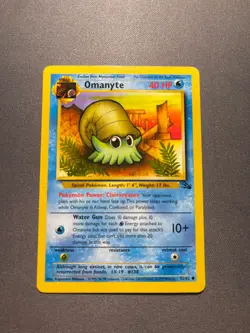 Pokemon TCG - Omanyte - Fossil Unlimited - 52/62 - Wizards 1999-2000 - Image 1
