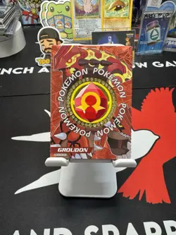 Groudon Pokemon Eif Baby Origin Collection 4.0 Metal Coin 031/068 Case Hit! - Image 1