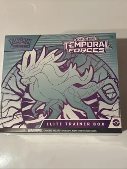Pokemon TCG SV Temporal Forces Walking Wake Elite Trainer Box ETB New Sealed! - Image 1
