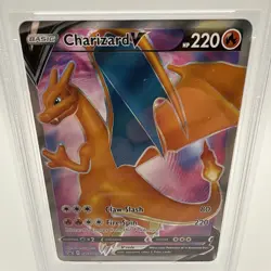 2020 Pokemon SWSH BSP Charizard V #50 Champion Path Elite Trainer Box PSA 6 - Image 3