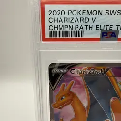 2020 Pokemon SWSH BSP Charizard V #50 Champion Path Elite Trainer Box PSA 6 - Image 4
