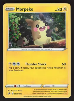 Morpeko SWSH012 Pokemon TCG Sword & Shield Promo NM - Image 1