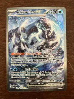 Pokemon TCG Chien-Pao EX 261/193 Sv02 Paldea Evolved NM - Image 1