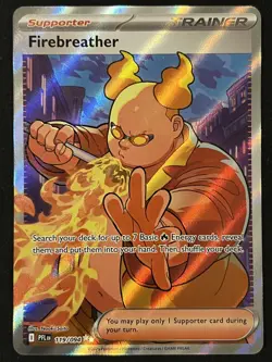 Pokemon TCG Firebreather 119/094 Ultra Rare - Phantasmal Flames - Pack Fresh ✅#2 - Image 1