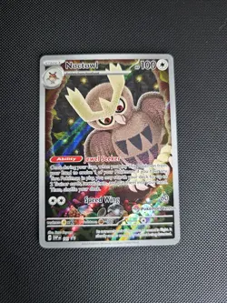 Noctowl 141 SVP Black Star Promos (Pokemon Center Exclusive) NM IR Illustration - Image 1