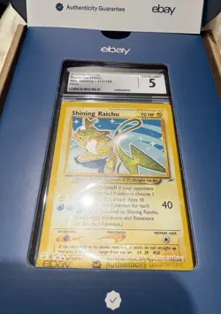 Pokemon Neo Destiny Shining Raichu Holo 111/105 CGC 5 - Image 1