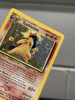Typhlosion 17/111 Neo Genesis Unlimited Holo - SWIRL - Pokemon TCG - Image 1