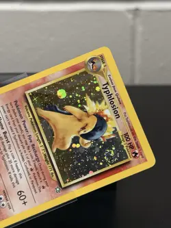 Typhlosion 17/111 Neo Genesis Unlimited Holo - SWIRL - Pokemon TCG - Image 4