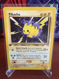 2000 Pokemon TCG Neo Genesis 1st Edition Pikachu #70/111 - HP - Image 1
