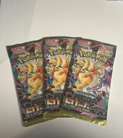 3 x Pokemon Mega Dream Ex M2a Japanese Booster Pack Factory Sealed - Image 1