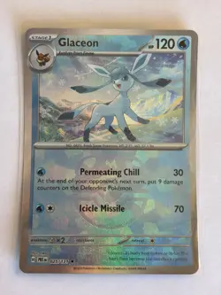 Pokemon Glaceon Master Ball Pattern Reverse Holo 25/131 Prismatic Evolutions (B) - Image 1