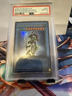 Yu-Gi-Oh Black Luster Soldier 1st Edition Ultra Rare Card TCG SYE-024 PSA8 - Image 2