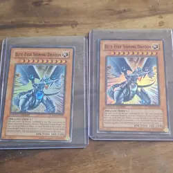 Yu-Gi-Oh! Konami Blue-Eyes Shining Dragon MOV-EN001 Limited Edition x2 - Image 1