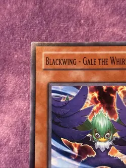 1x Yu-Gi-Oh Blackwing Gale the Whirlwind Asian English CRMS-AE008 Common LP - Image 2