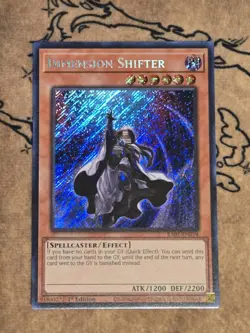 Yugioh Dimension Shifter RA01-EN014 1st Edition Secret Rare NM - Image 1