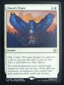 Dawn's Truce - BLB - Mtg Card #23H - Image 1
