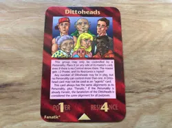 Illuminati New World Order Assassins INWO NWO SJ Games UNCOMMON Dittoheads Card - Image 1