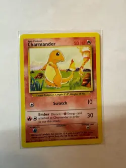 POKEMON BASE SET CARD 46/102 Charmander pre-owned - Image 1